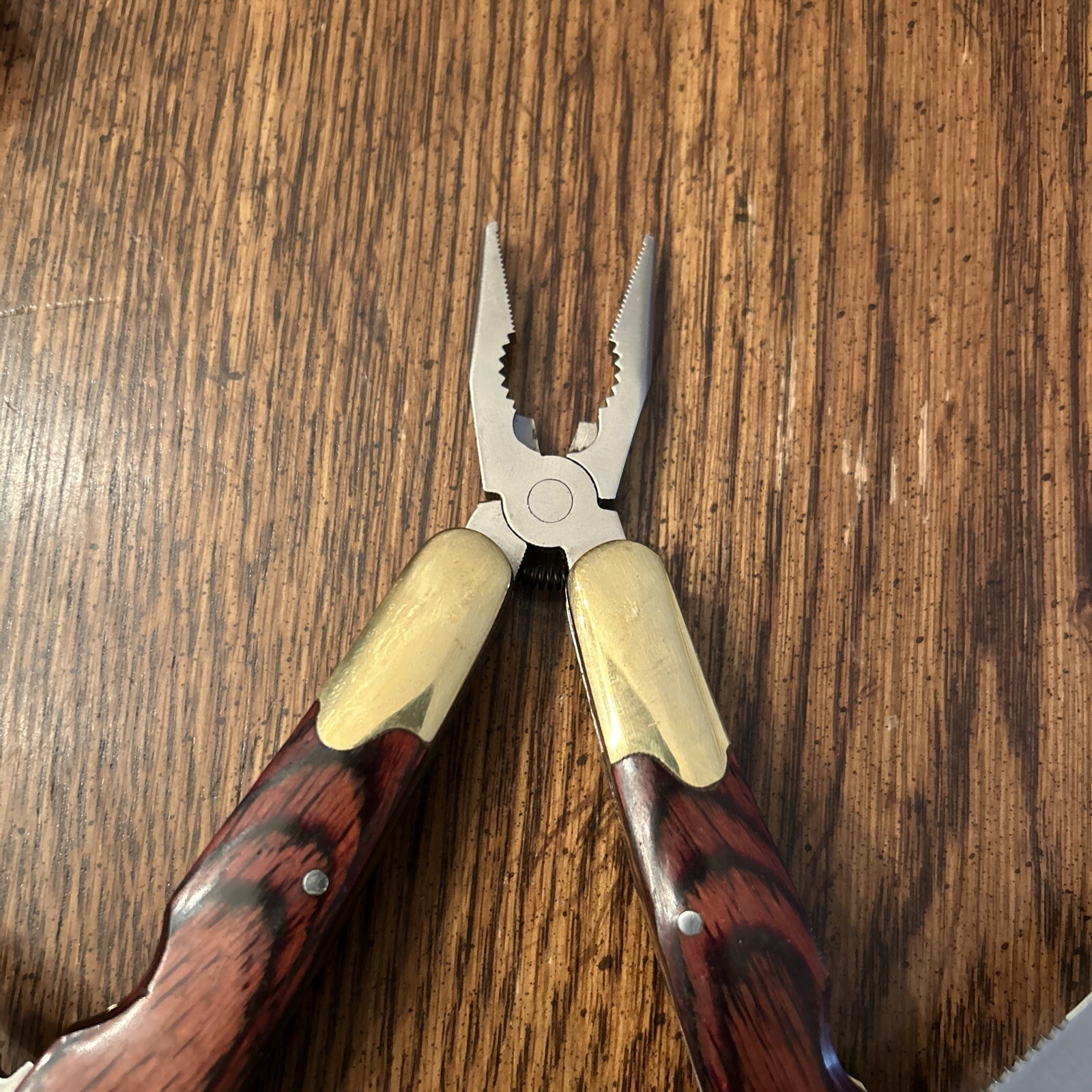 HUSKY 25 Years 25th Anniversary Limited Edition Multi-Tool Brass Wood VNTG READ
