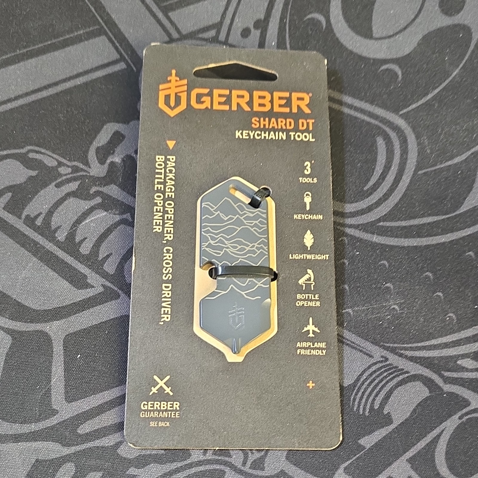 Gerber Shard DT Keychain Multi-Tool Package Opener Cross Driver Bottle Opener