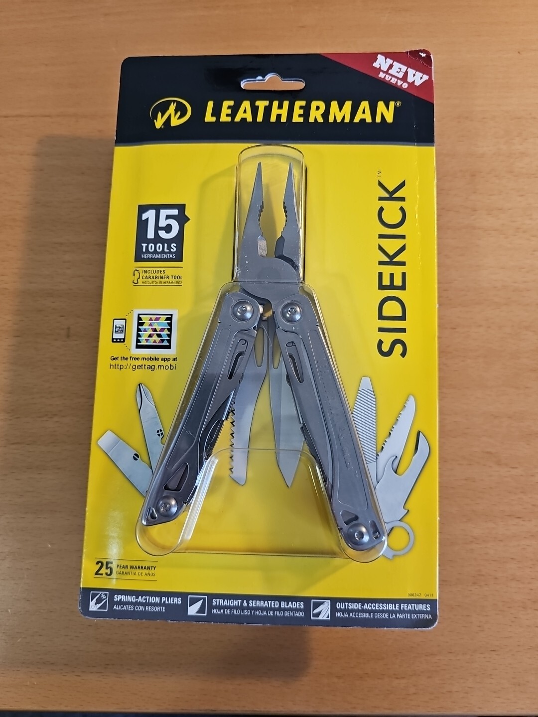 LEATHERMAN 2011 SIDEKICK 831428 Leather Sheath Carabiner New In Package