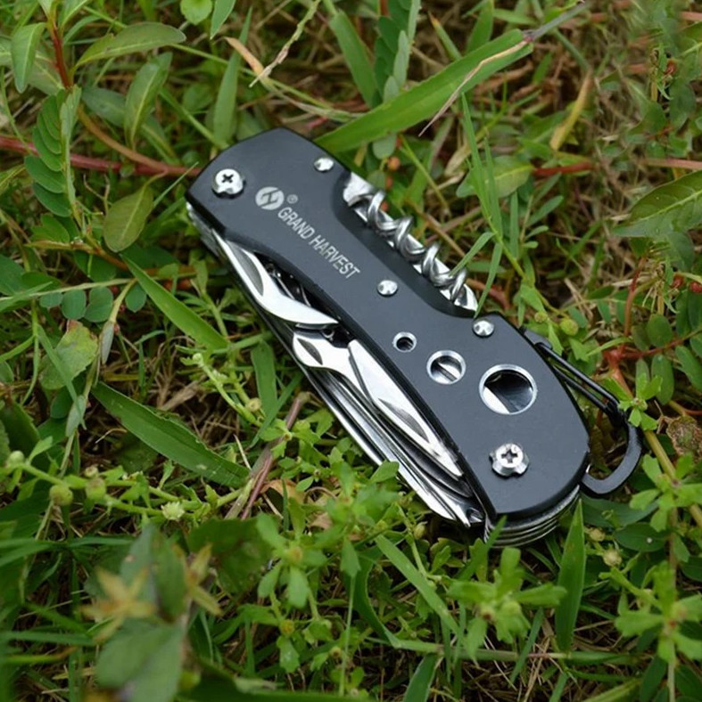 1pcs 11-in-1 Multitool Folding Knife – Compact Swiss Survival Pocket Tool – NEW