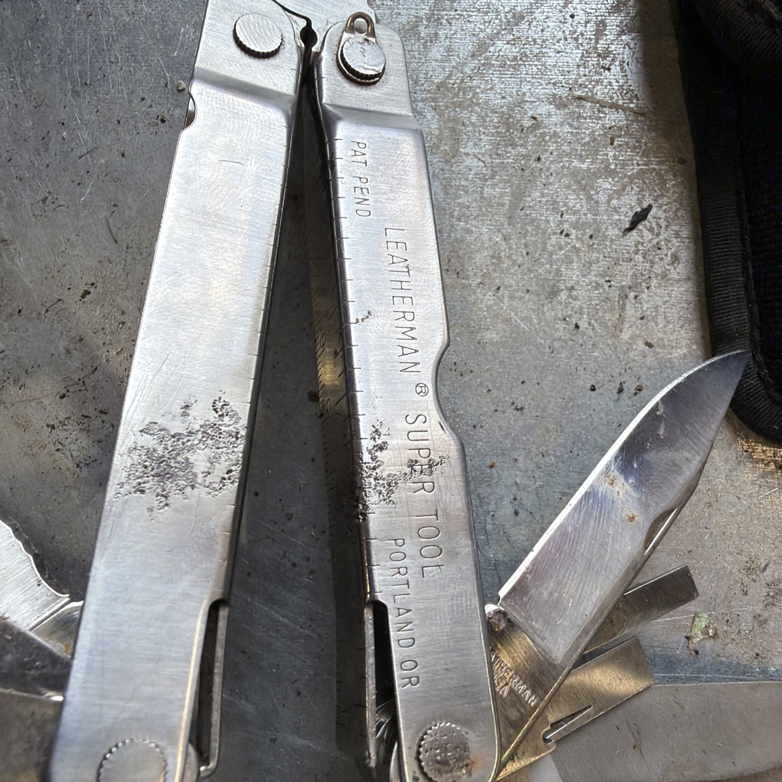 Leatherman Super Tool Vintage Multi-Tool with Sheath Portland OR USA