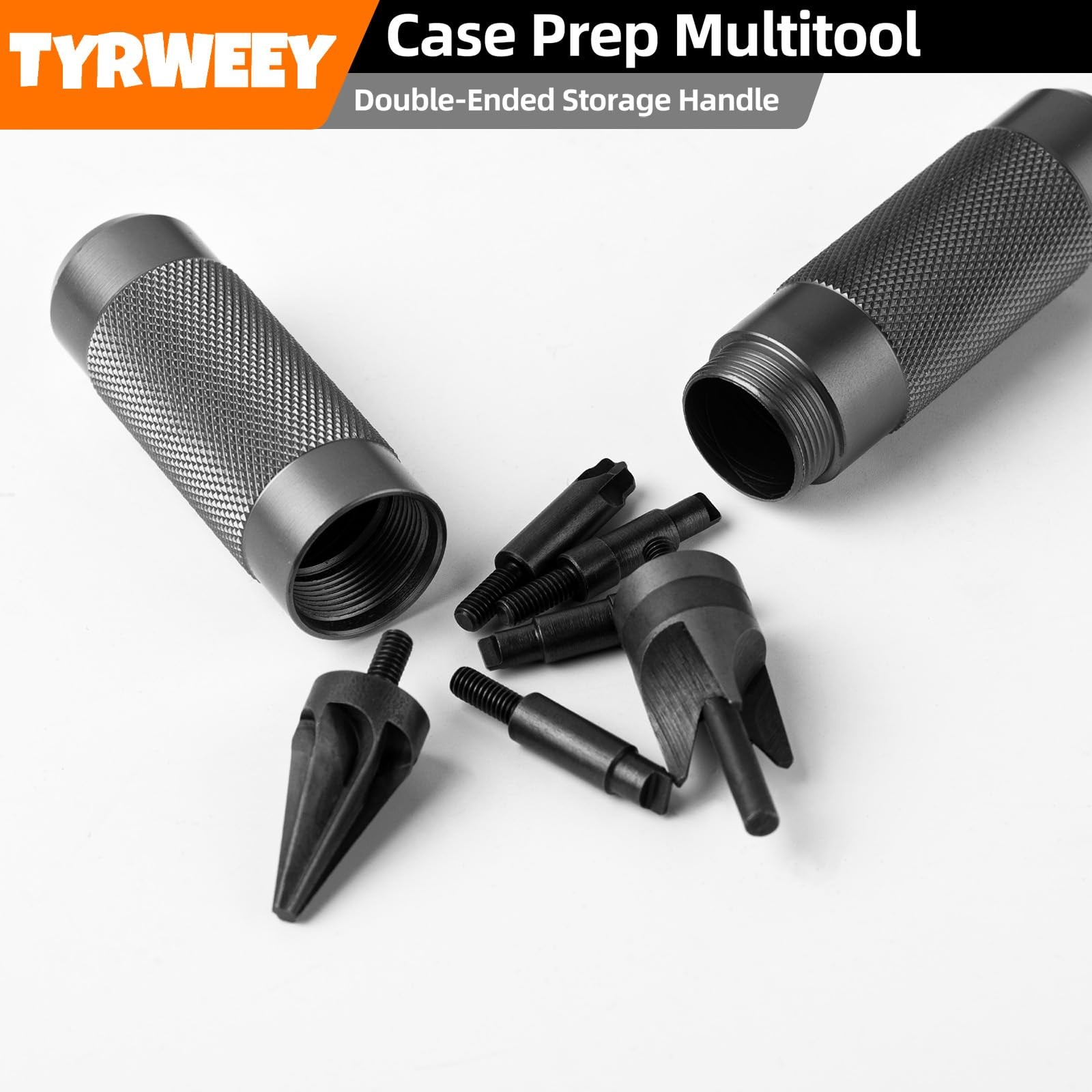TYRWEEY Case Prep Multitool, Chamfer Deburring Tools for Black