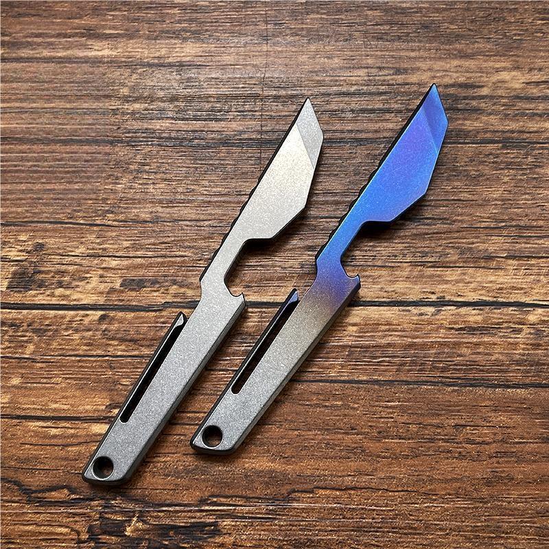EDC Titanium Alloy Pry Bar Crowbar with Pocket Clip Bottle Opener Multi Tools