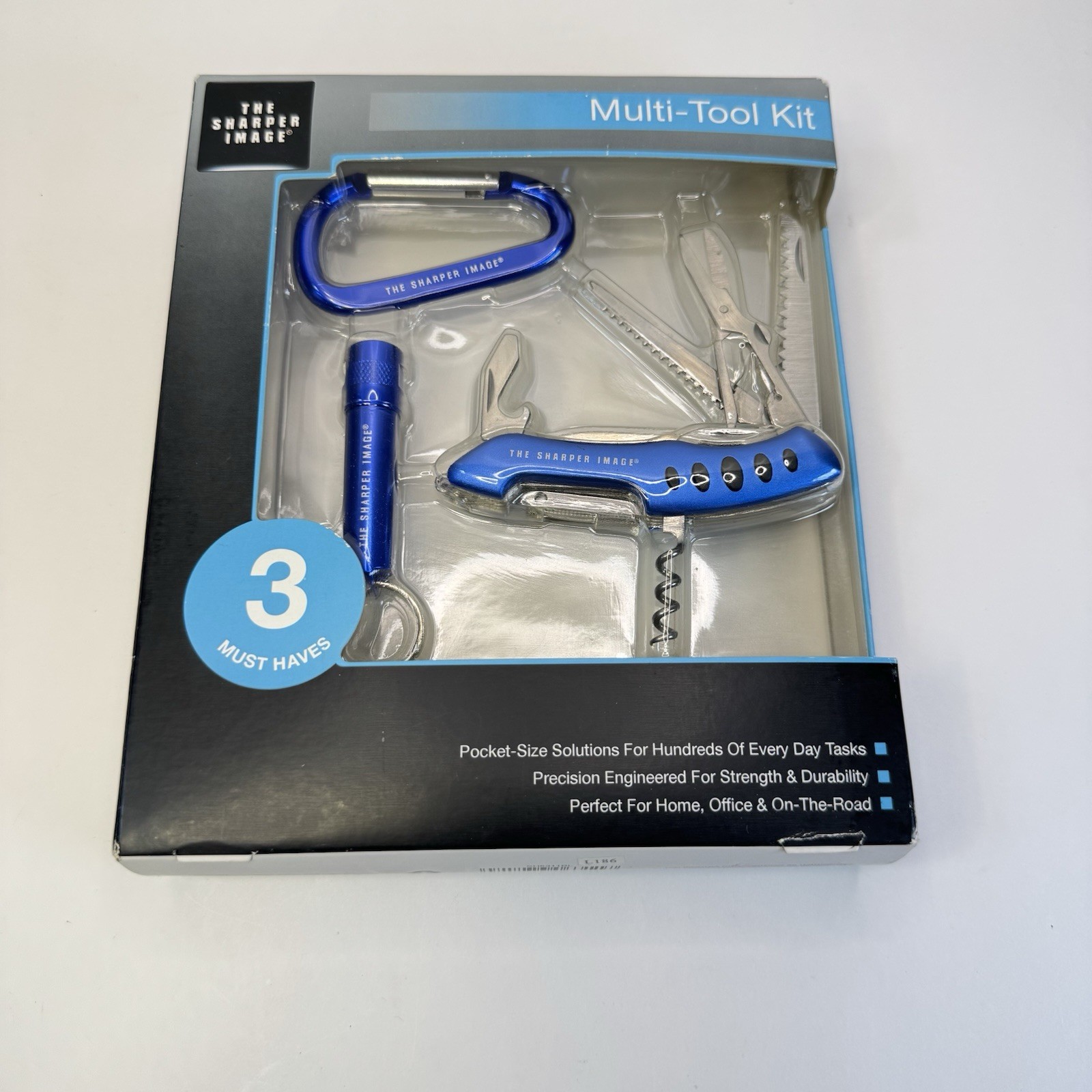 Sharper Image 3-Piece 12-in-1 Multi-Tool Pocket Knife Kit Set