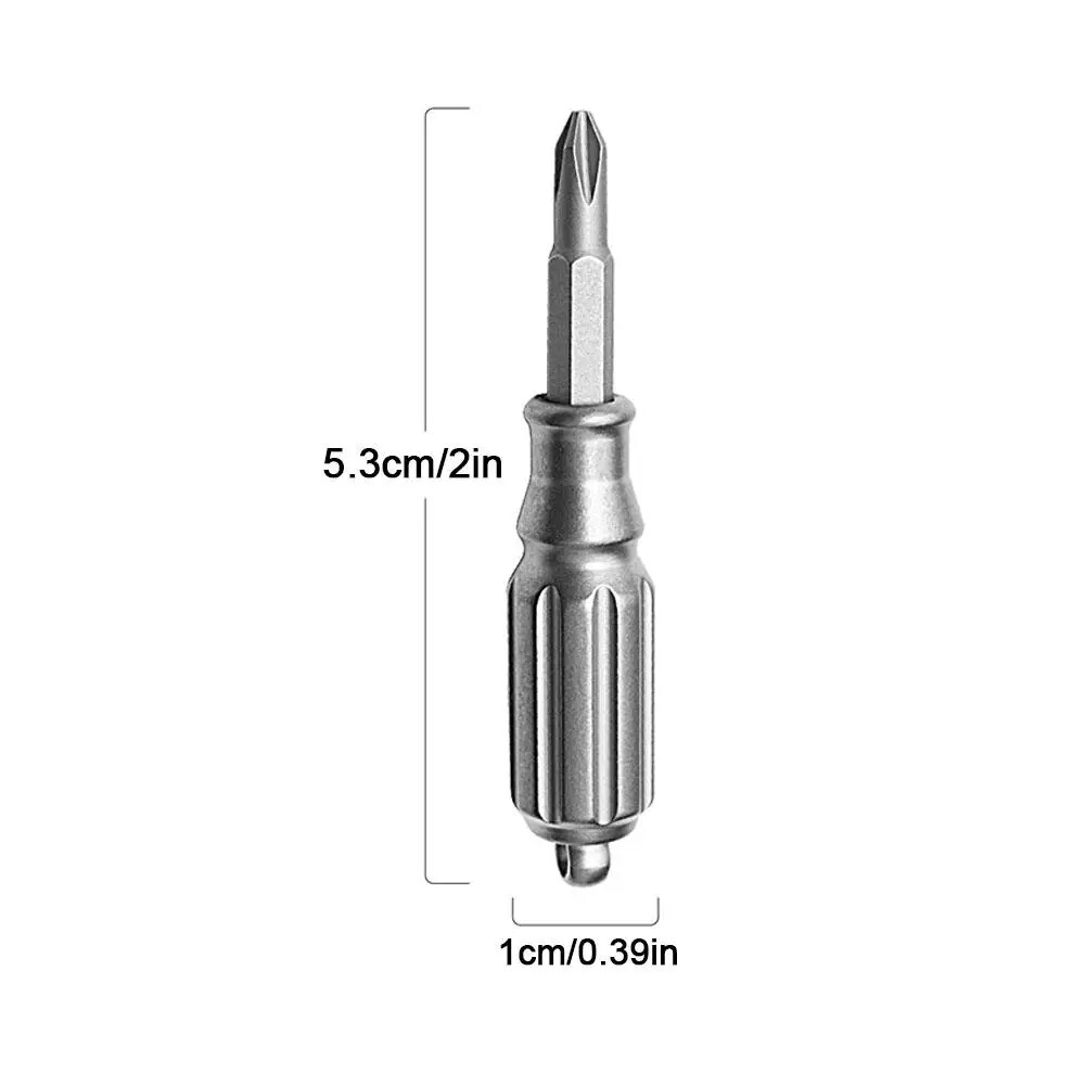 Edc Mini Titanium S2 Steel Screwdriver Portable Keychain Outdoor Pocket Tool