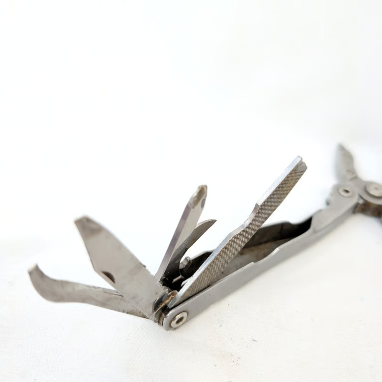 Schrade Tough Tool Multi-Tool USA Made Vintage Pliers Stainless PAT PEND Silver