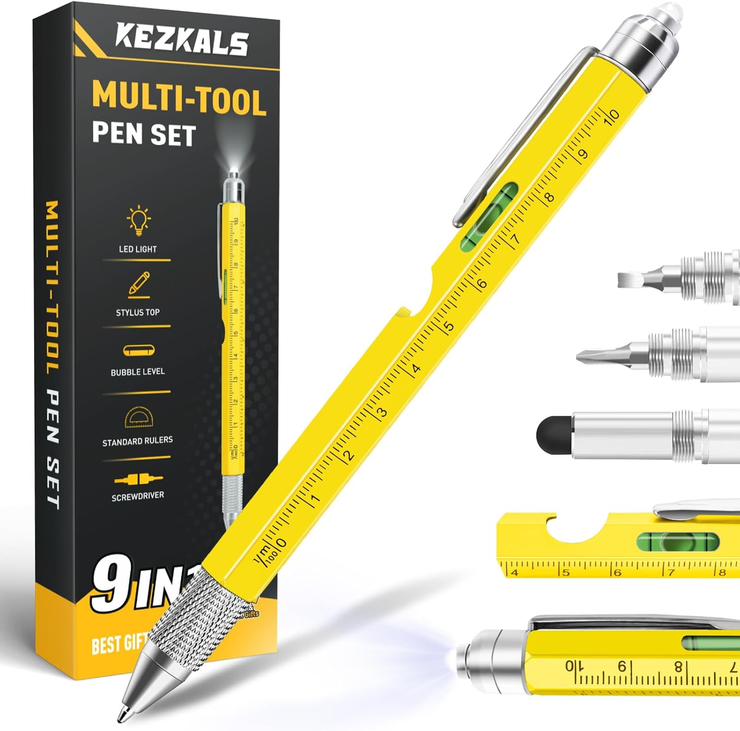 Easter Gifts for Men, 9 in 1 Multitool Pen, Easter Basket Stuffers, Anniversary