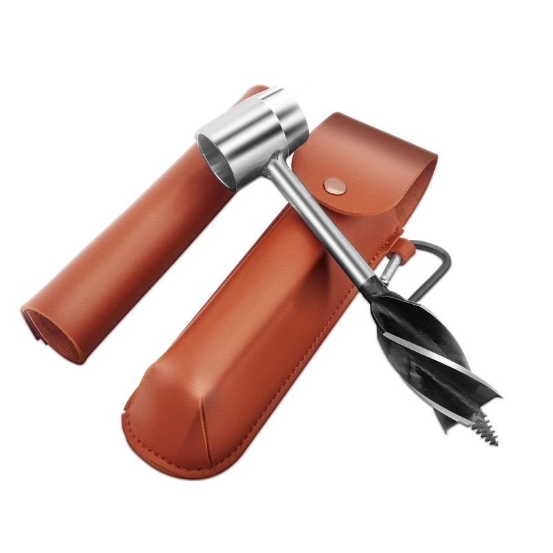 Survival Tools Durable Manual Auger for Settlers Wrench Metal