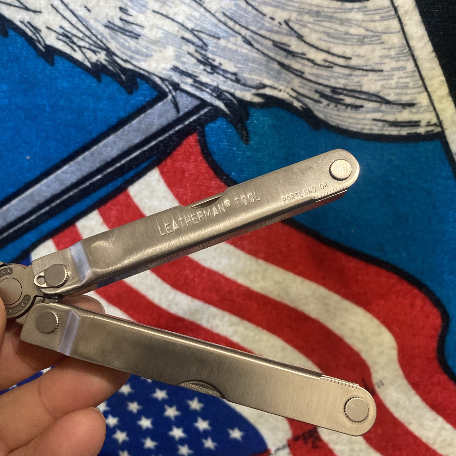 VTG Original Leatherman Multi-Tool Portland OR USA + Leather Sheath 1990’s CLEAN