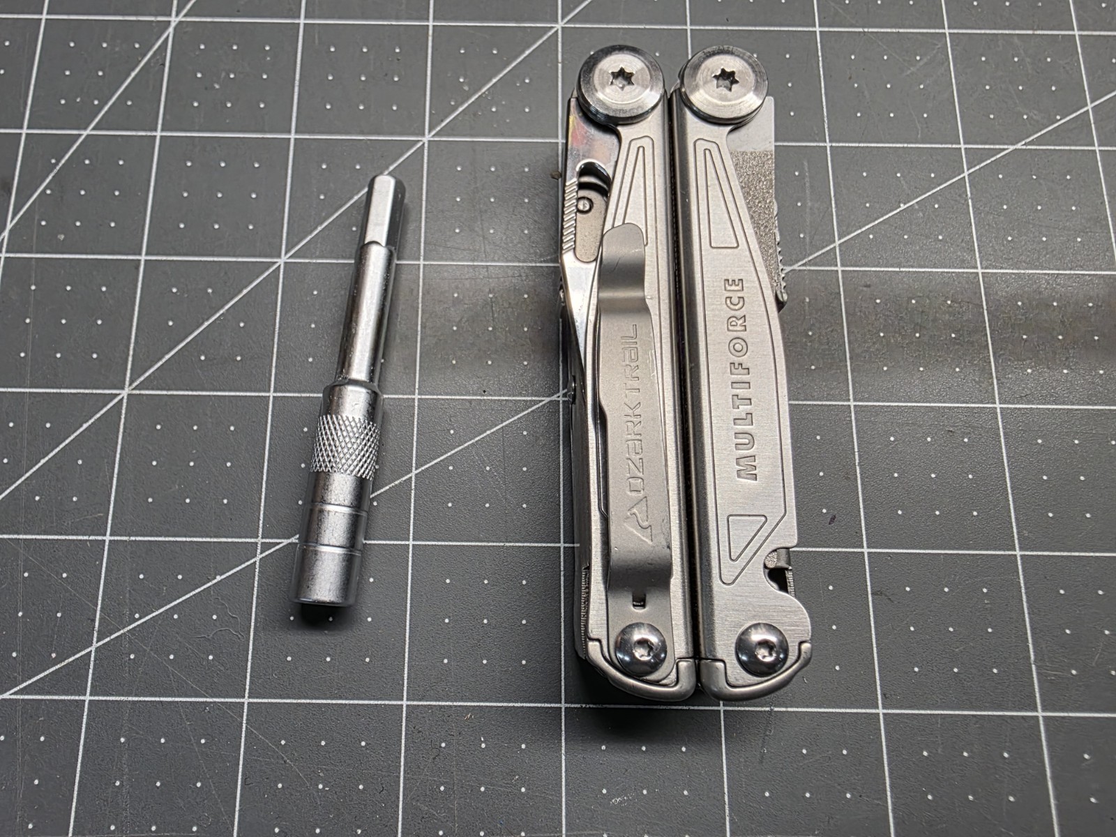 Ozark Trail MultiForce Premium 18 In 1 Multi Tool Stainless Steel