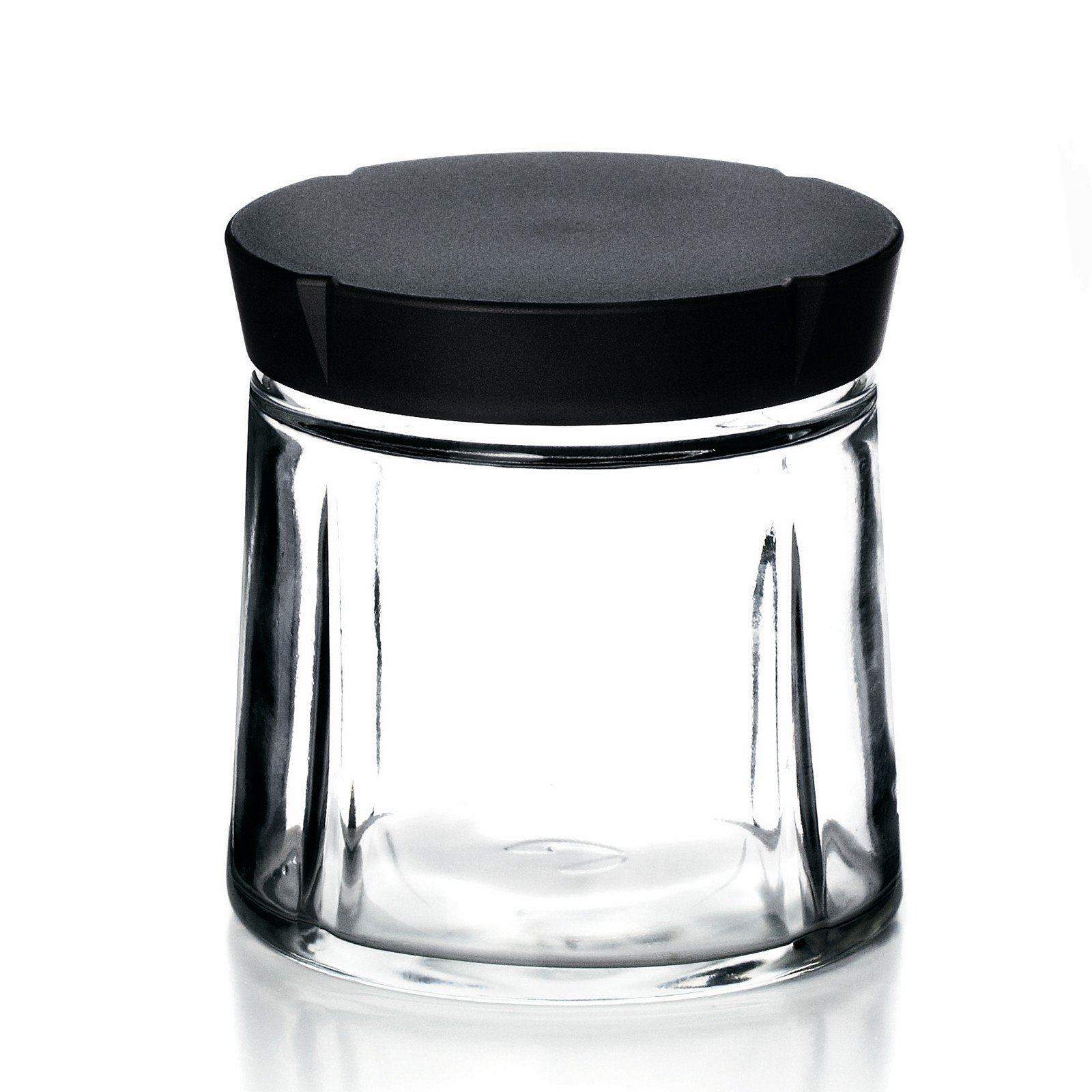 Grand Cru Storage Jar Black 4.3 Inch Height 16.9 Oz With Gift Box Included