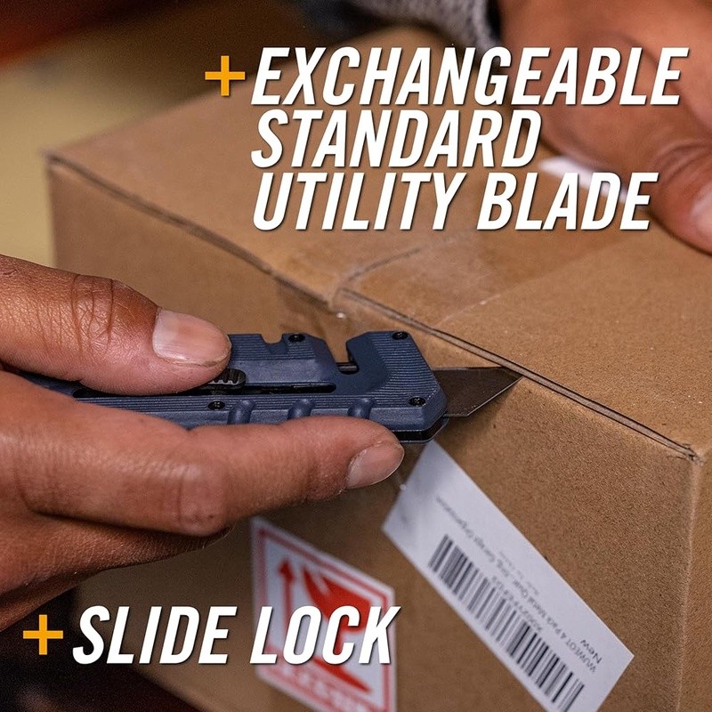 8-in-1 EDC Multitool Utility Knife Stainless Steel Pocket Tool W/ Locking Blade