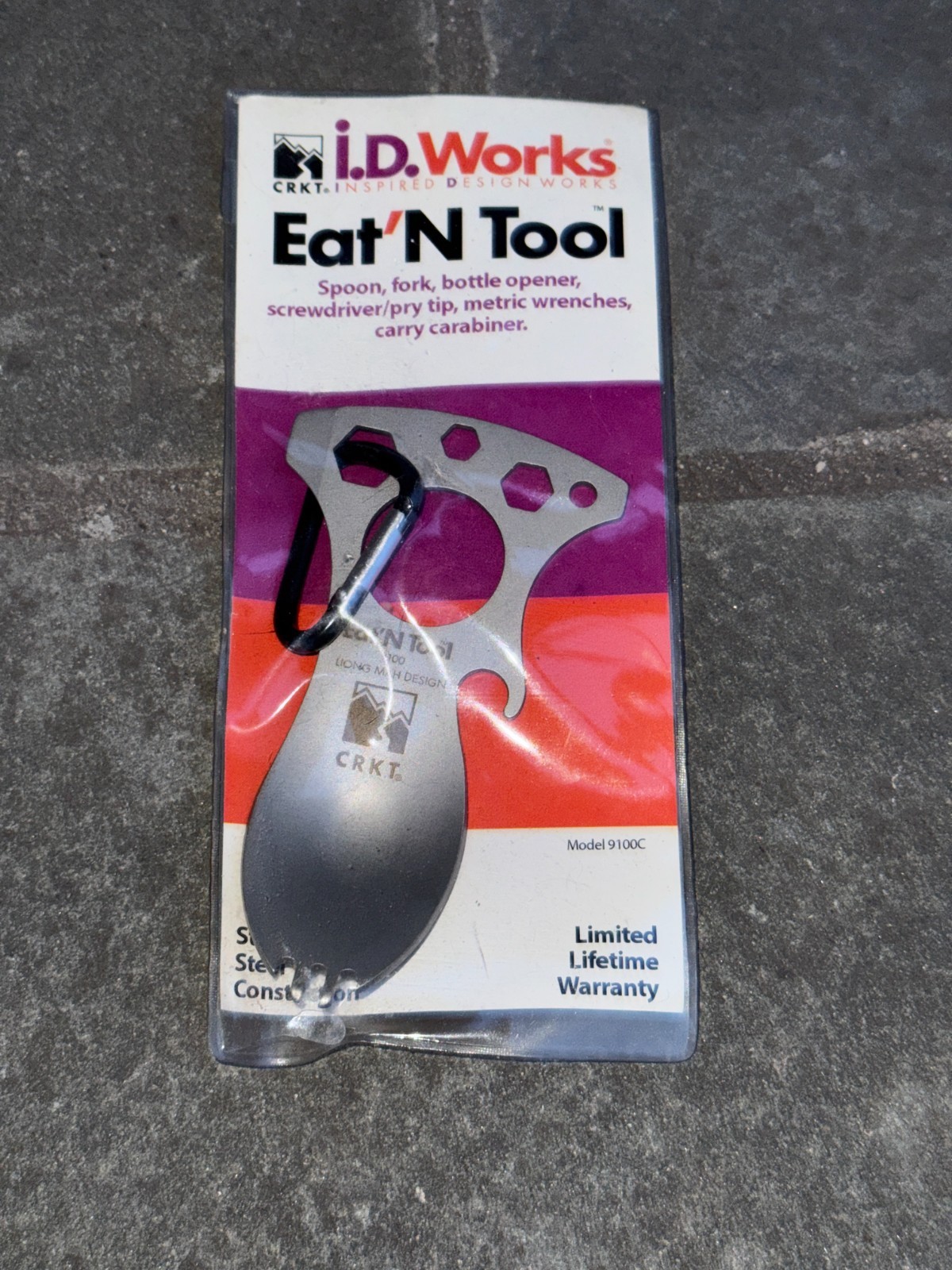 CRKT ID I.D. Works Eat’N Tool Multi Tool Stainless Steel 9100C