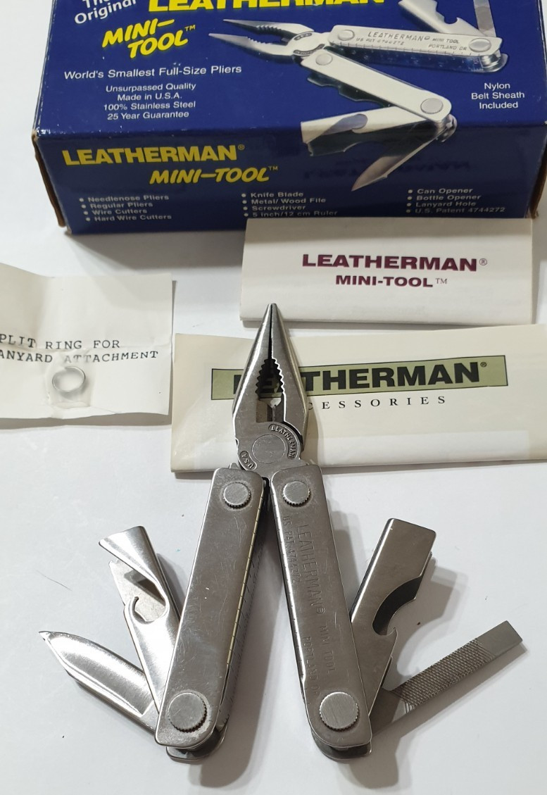 🔥🔥🔥 Leatherman Mini Tool 1998 New In Box Very Rare Retired Collectable