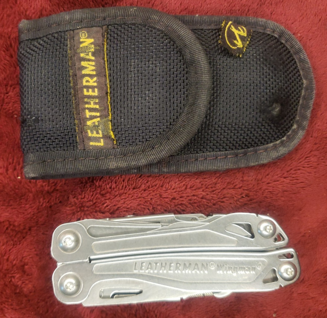 Leatherman Wingman Multi Tool with Holy Sheath 0620 Date Code
