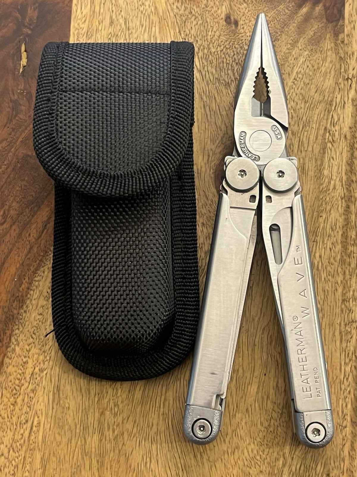 Retired 2000 Original Leatherman Wave w/New Sheath SUPER NICE!! TSA Confiscated
