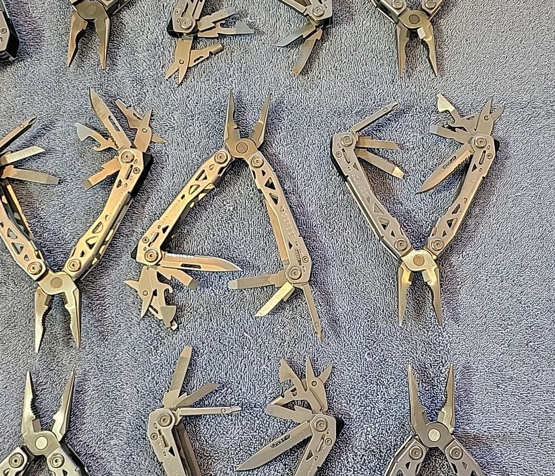 Gerber Suspension NXT Multi Tools – LOT OF 12 – Pliers, Scissors, Knife, File