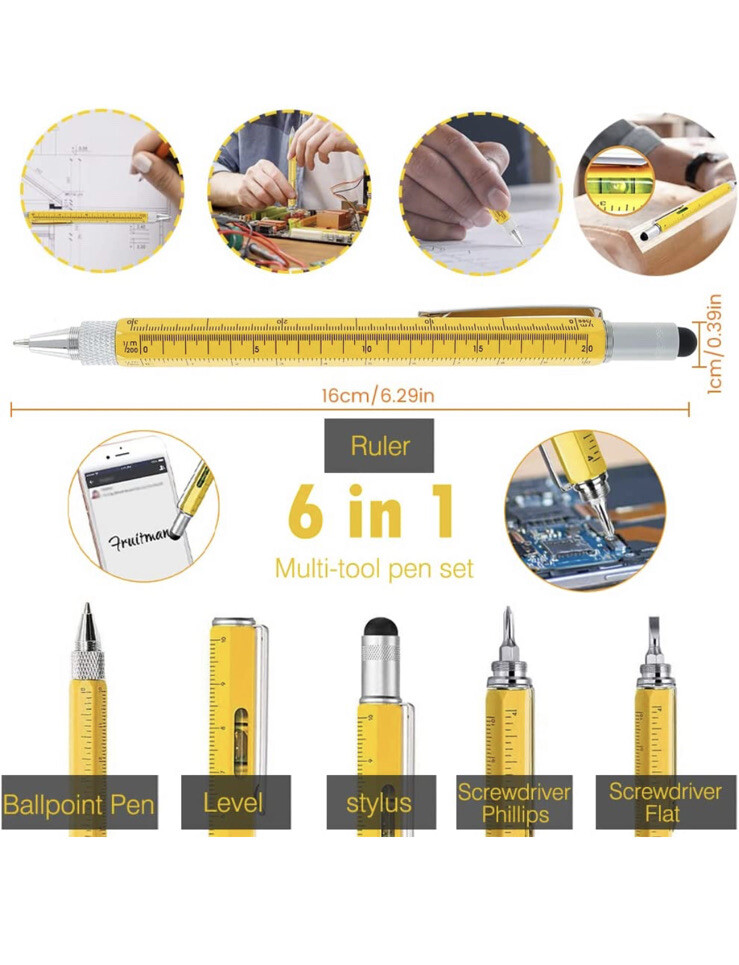 6 in 1 Multitool Tech Tool Pen