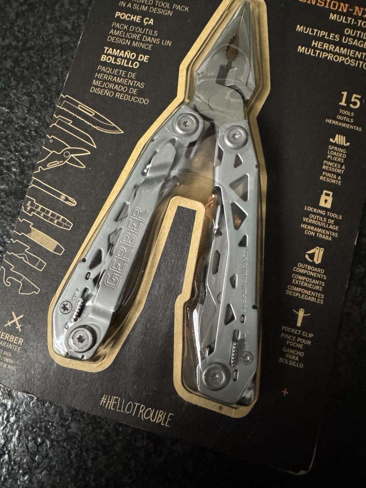 Gerber Suspension-NXT Stainless Steel Multi Tool 15 Tools 31-003889 NEW