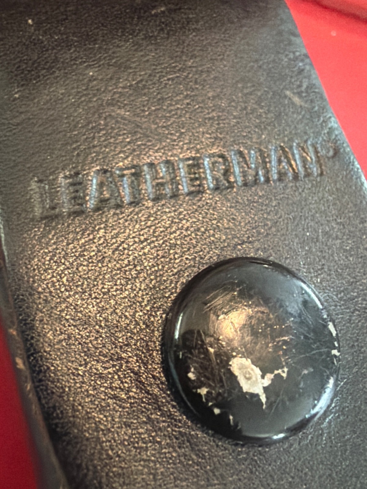 Leatherman SHEATH LOT Black Leather Sheath AND BLACK CORDUR SHEATH