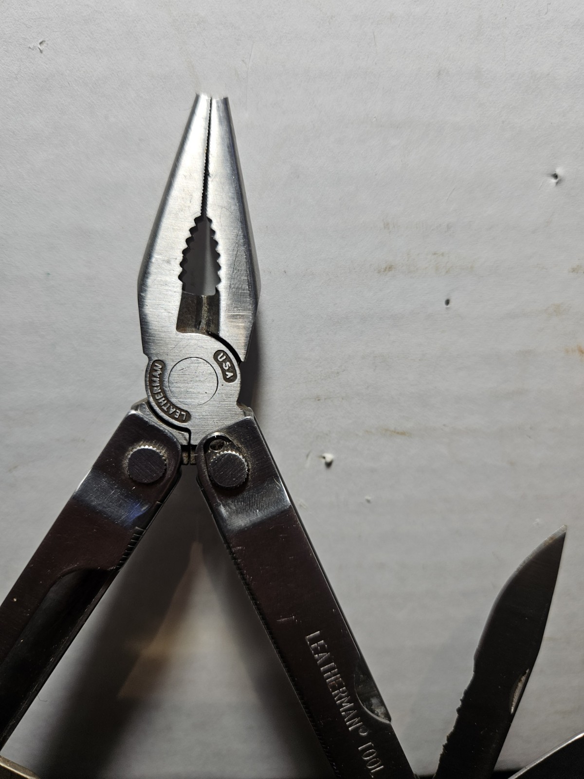 Leatherman Flair Stainless Multi-Tool Knife Corkscrew Rare Collectible Nov 1999