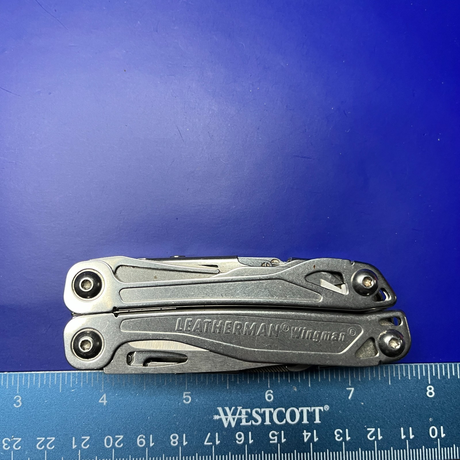 Leatherman Stainless Steel Wingman Multi Tool Scissors Knife Plier