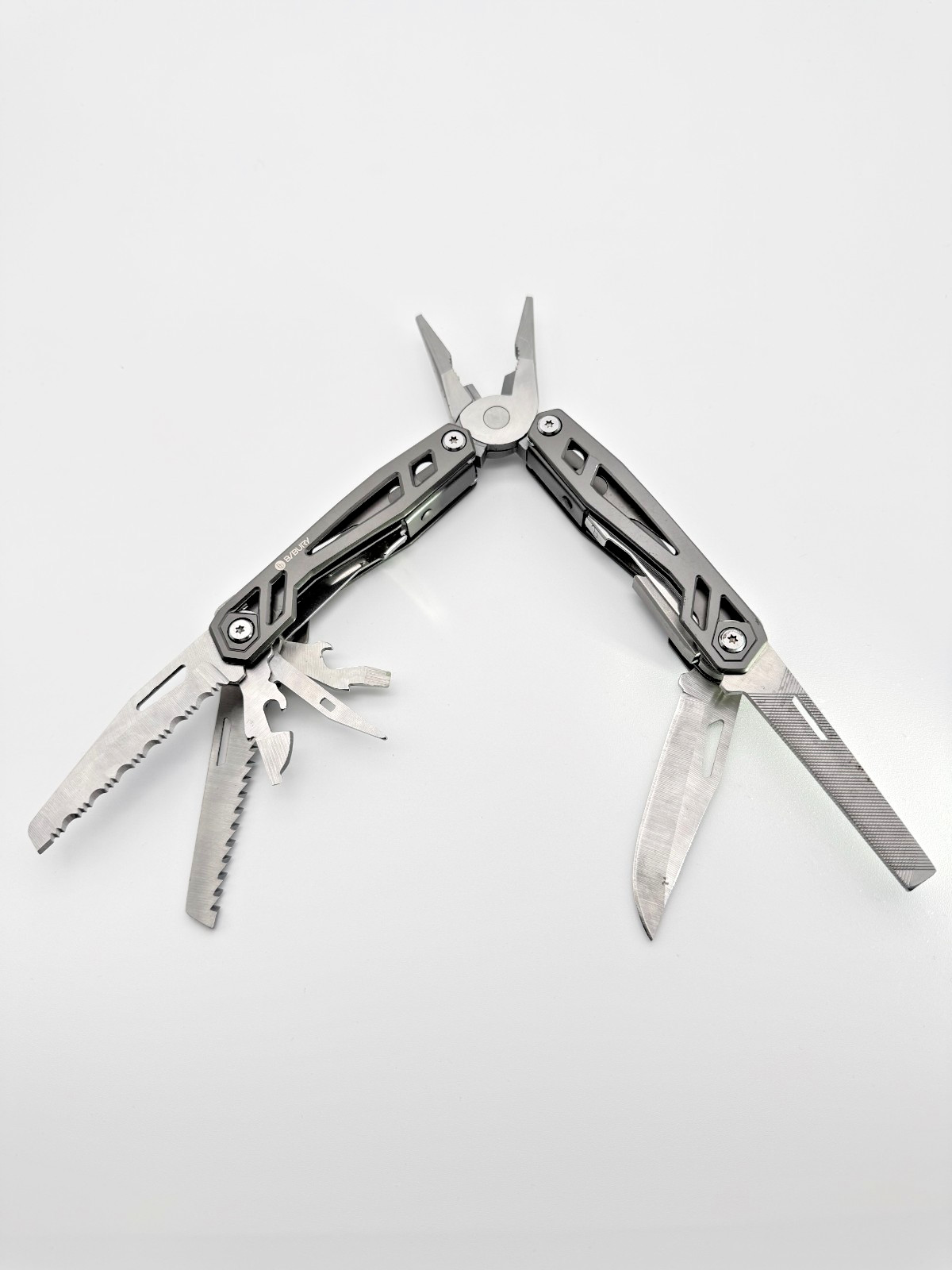B/BURY Stainless Steel Multi Tool Pliers Knife Saw Screwdrivers EDC Tool