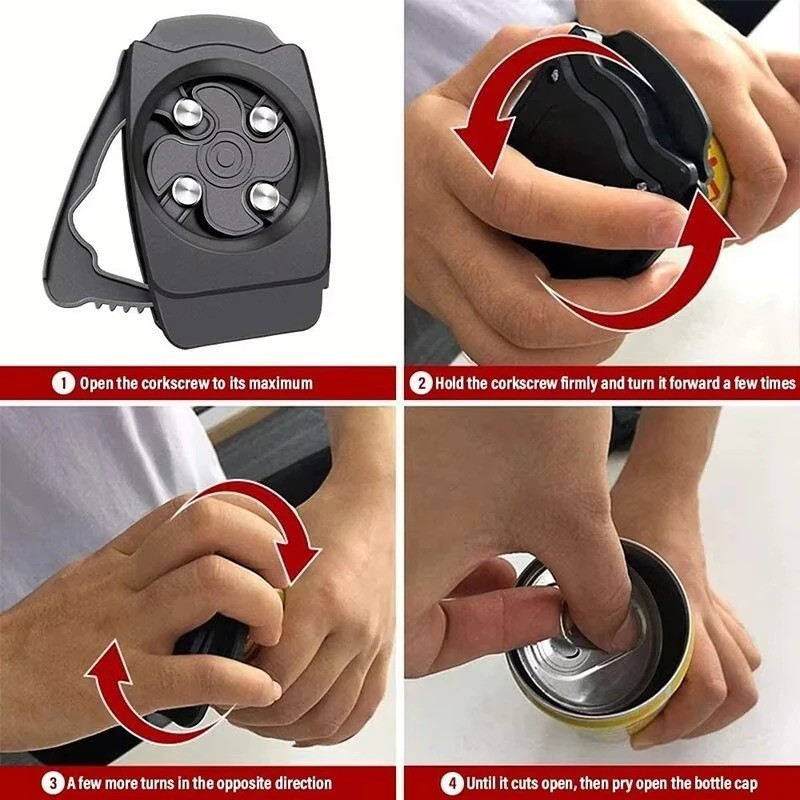 Multifunctional Portable Lid Remover