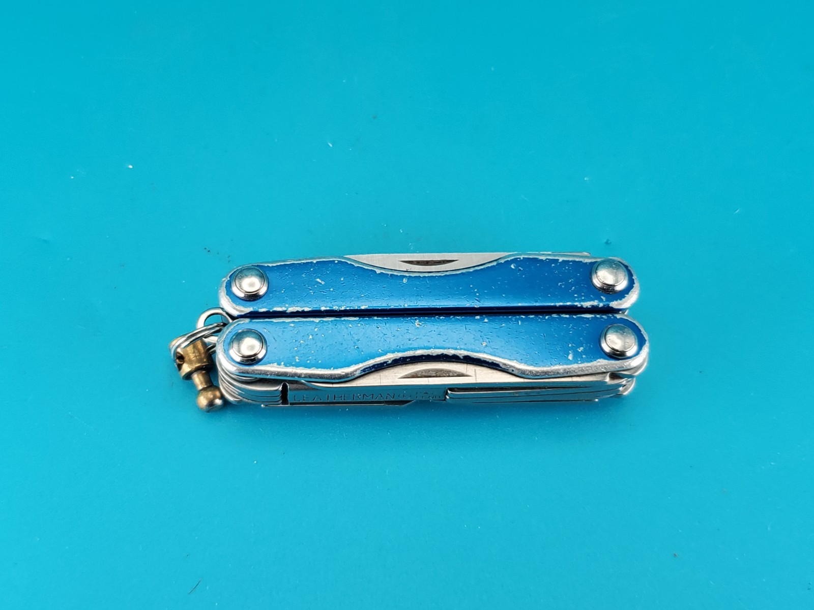 Leatherman Squirt S4 Multi-Tool, Key Ring, Retired, BLUE!