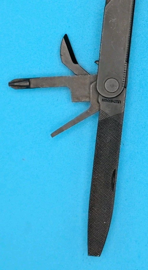Leatherman PST Black Multi-Tool Nylon Sheath Retired Collectible USA