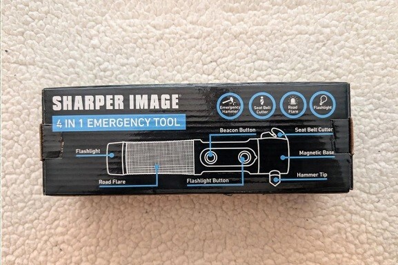Sharper Image SI-AA1 Auto 4 in 1 Emergency Tool – NEW
