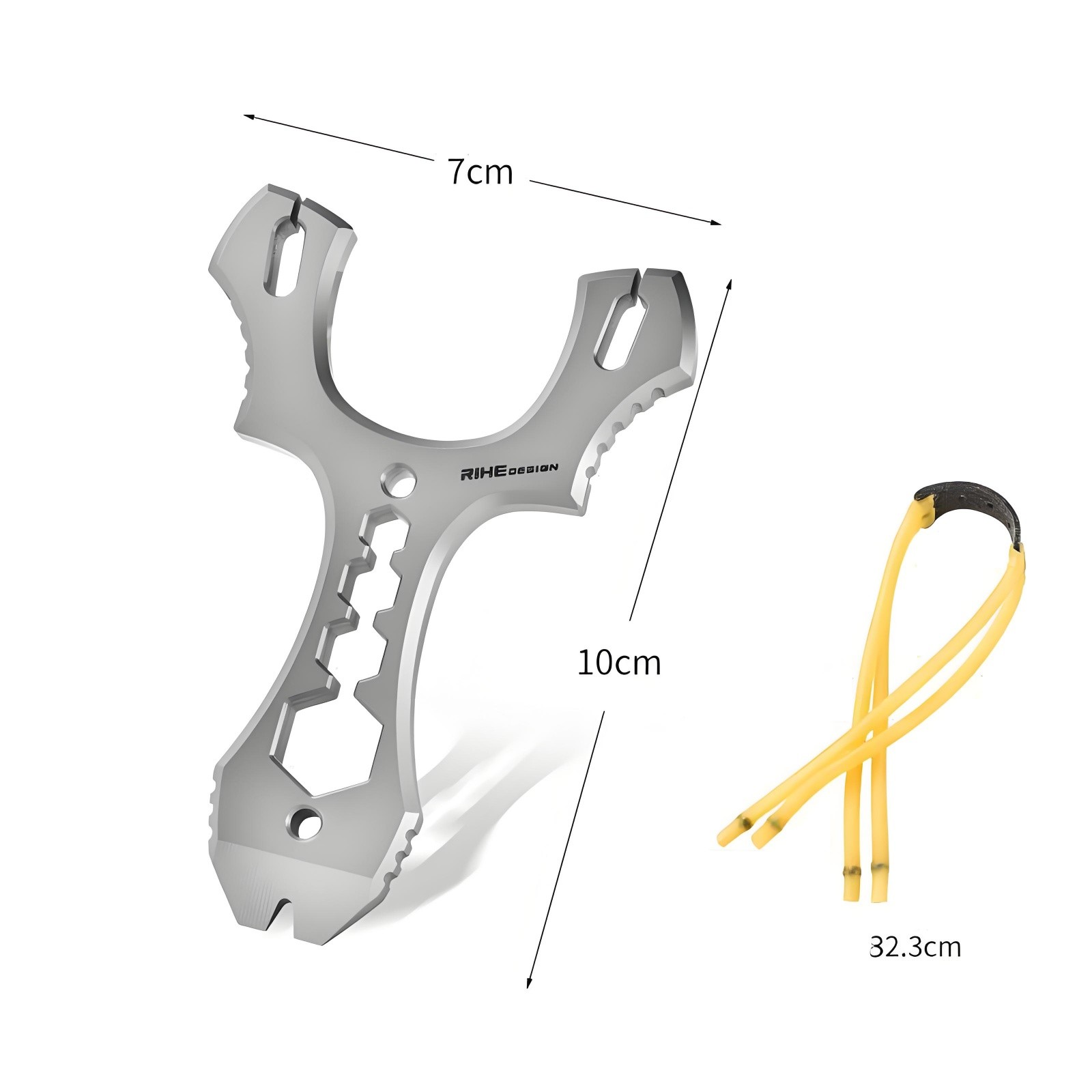 Titanium Alloy Slingshot EDC Multi Tool Outdoor Catapult Portable Lightweight