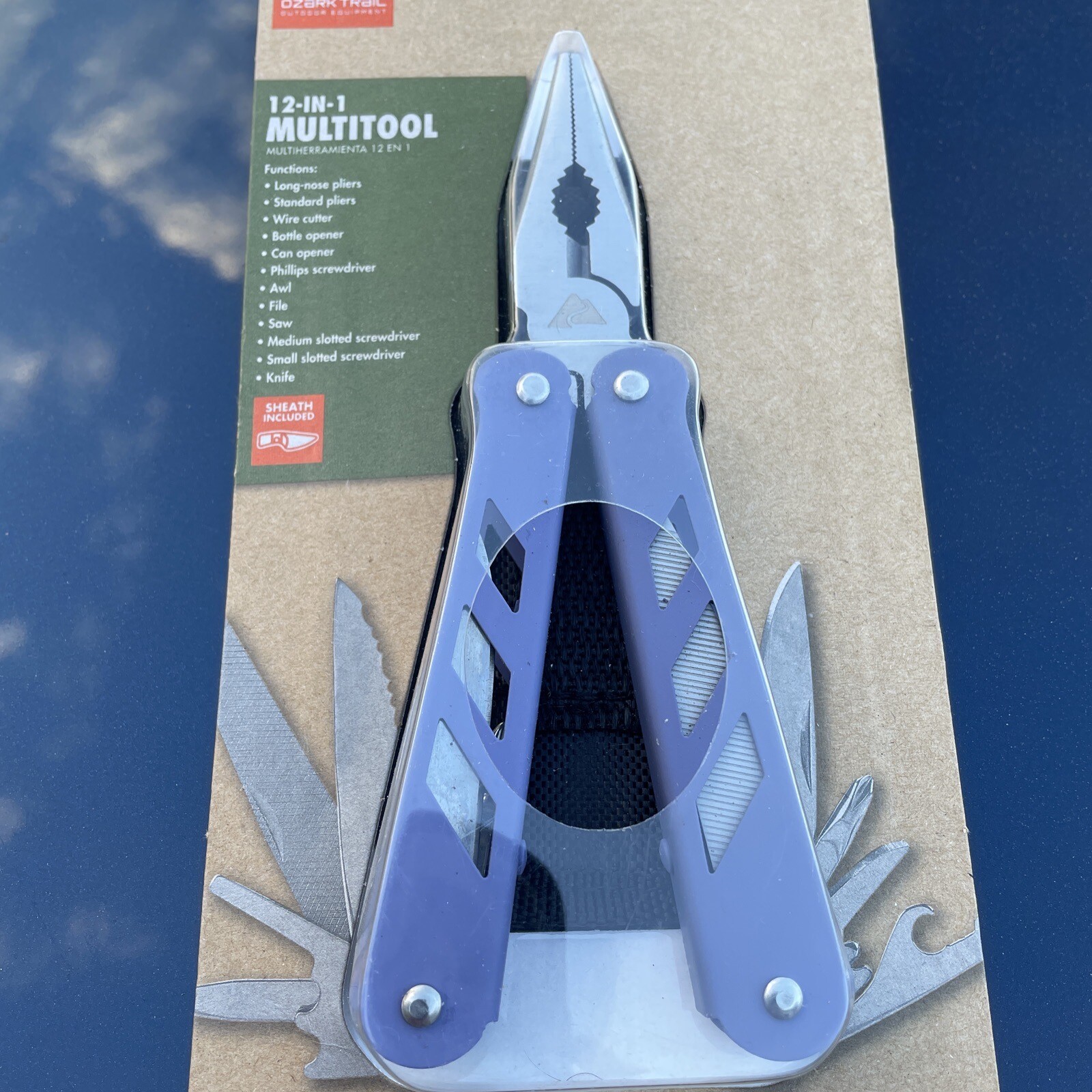 Ozark Trail 12-In-1 Multi-Tool Screwdriver Knife Pliers Saw New