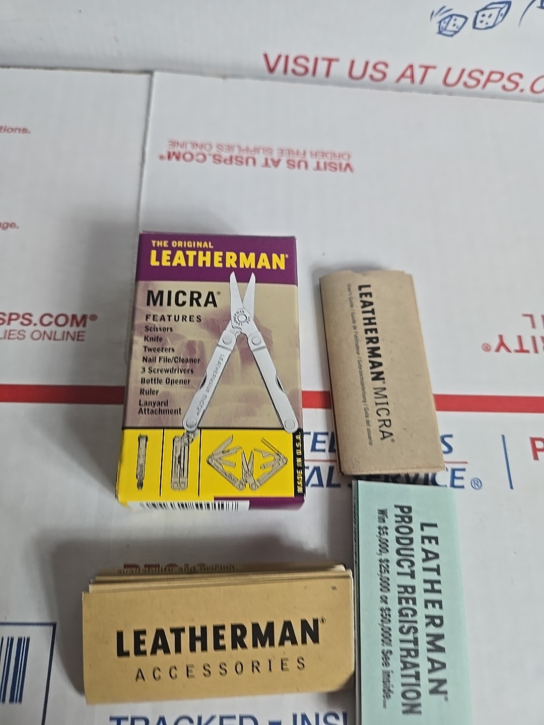 **BOX ONLY**The Original Leatherman Micra Advertising Northrop Grumman, BOX ONLY