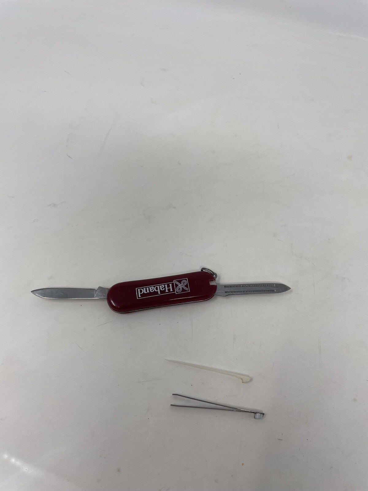 Haband Advertising Multi Function File Tweezers & Toothpick Pocket Knife