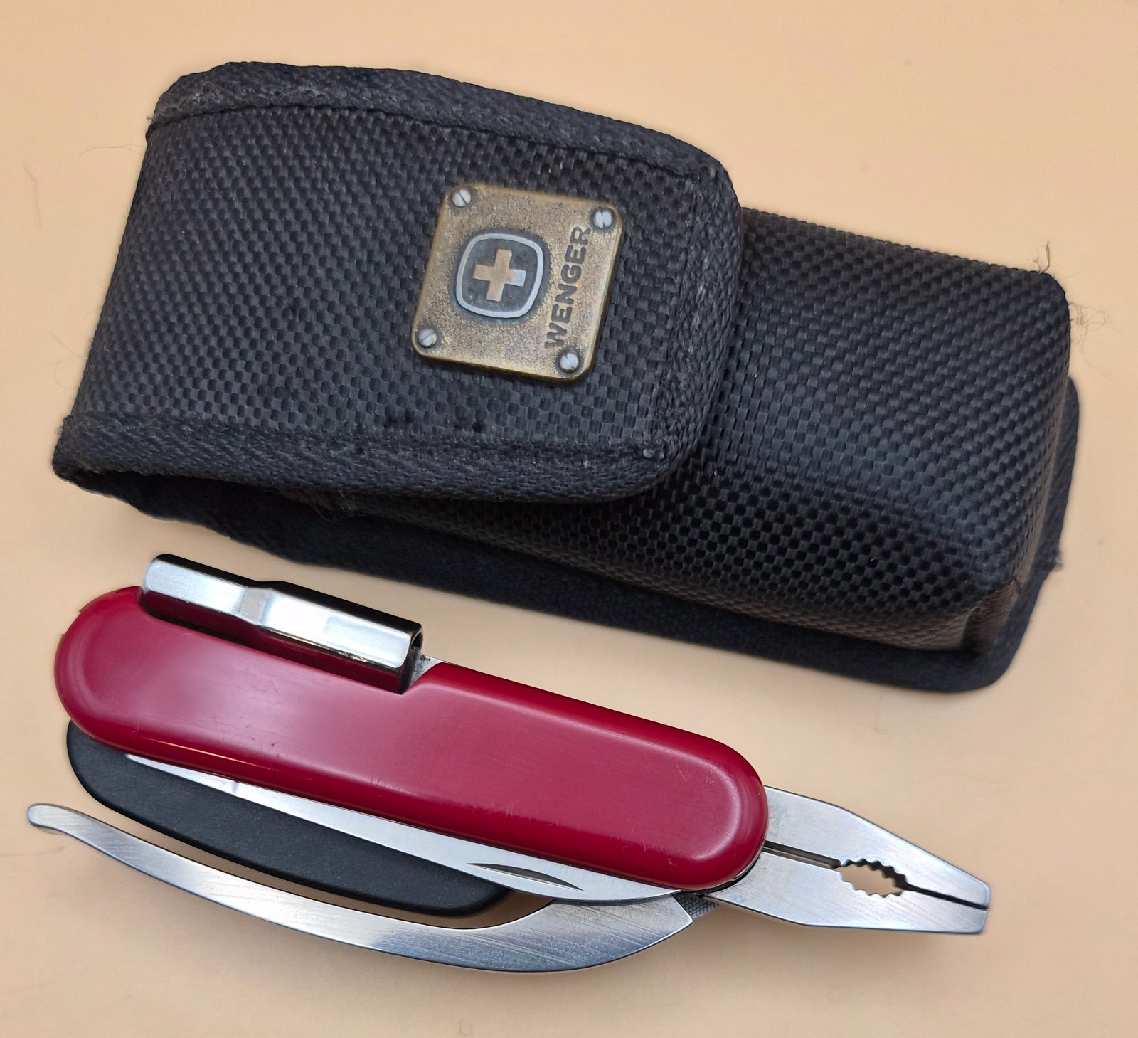 Wenger POCKET GRIP MINI GRIP Swiss Army Knife BLUNT-NOSE – Good Condition