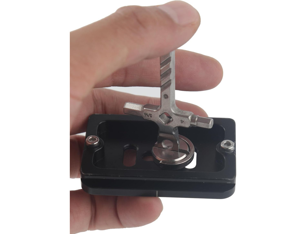 Hex Key Allen Wrench Photography EDC Multi-tool 4-in-1 Set (3mm, 4mm, 3/16, Flat