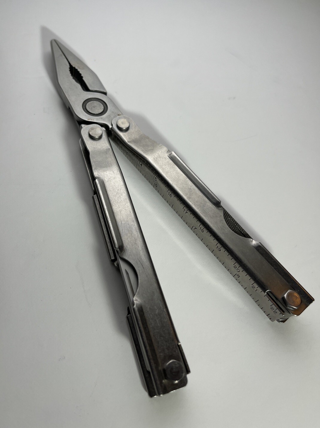 Vintage Gerber Multi Tool Stainless Steel Made USA File Leather Sheath NEW