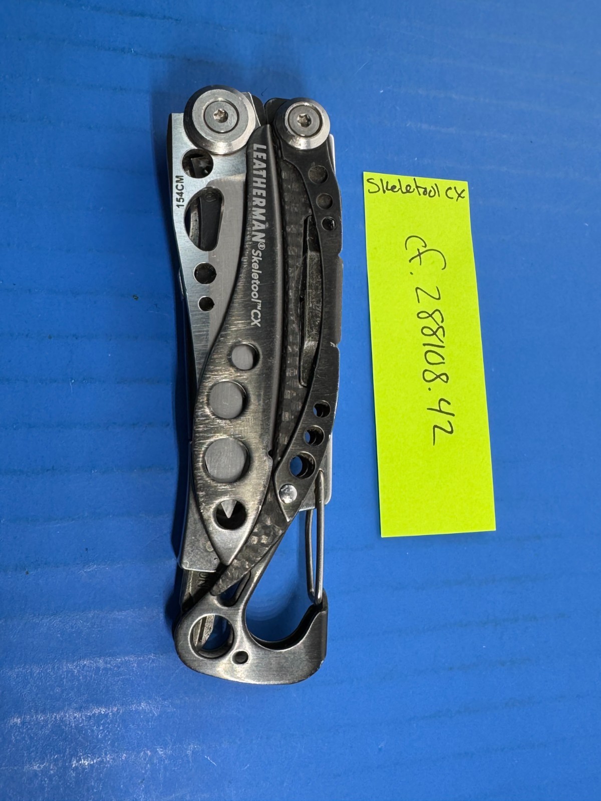 Leatherman Skeletool CX Multi-Tool Pliers Knife Bit Driver – Carbon Fiber