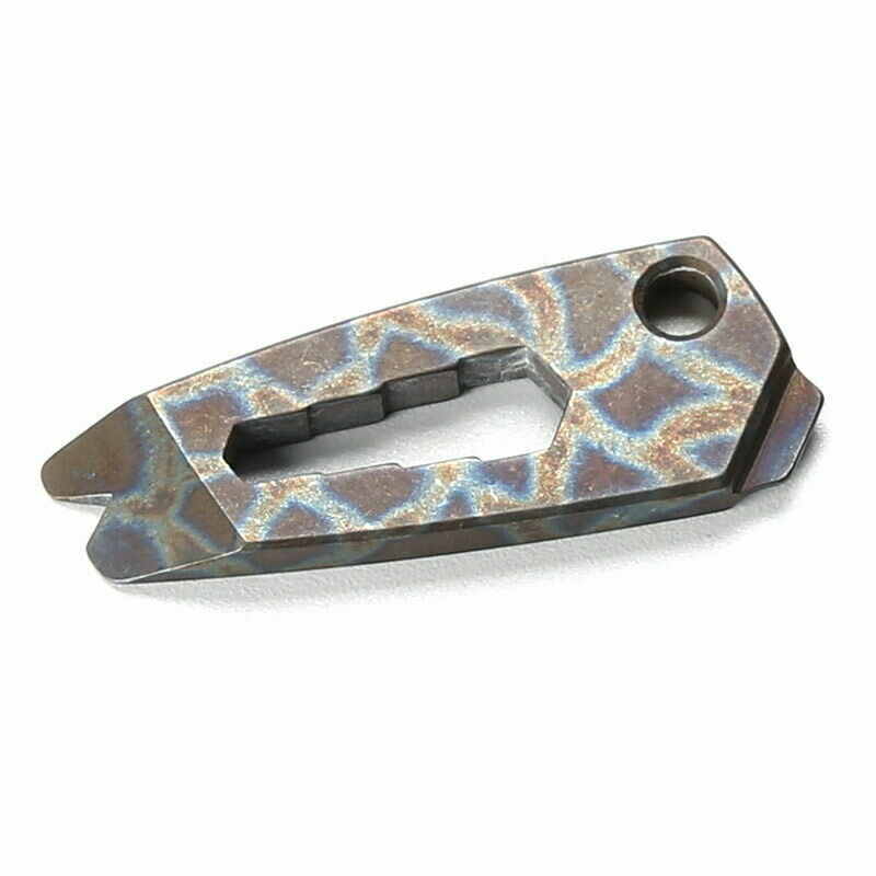 Mini TC4 Titanium Crowbar Pry Bar Underreach EDC Tool Key Keychain Pendant Gifts