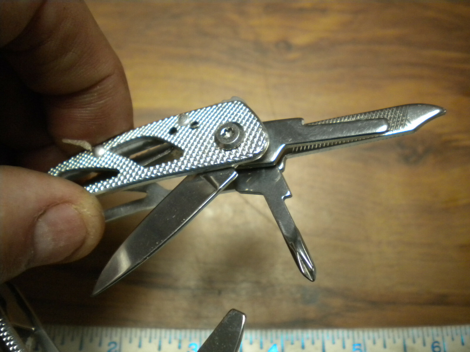 Unbranded STAINLESS POCKET MULTI-TOOL , Looks Unused, see pictures