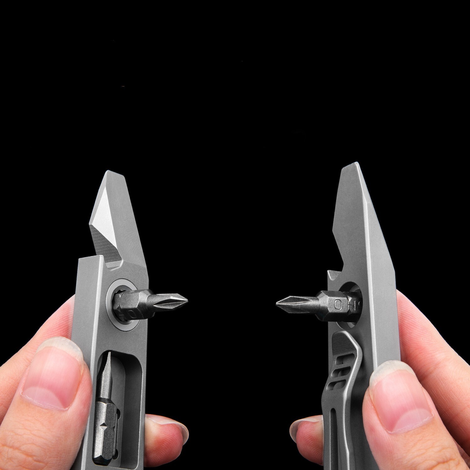 New Titanium Alloy Ratchet Wrench Pocket Pry Bar Crowbar Tool Opener Screwdriver
