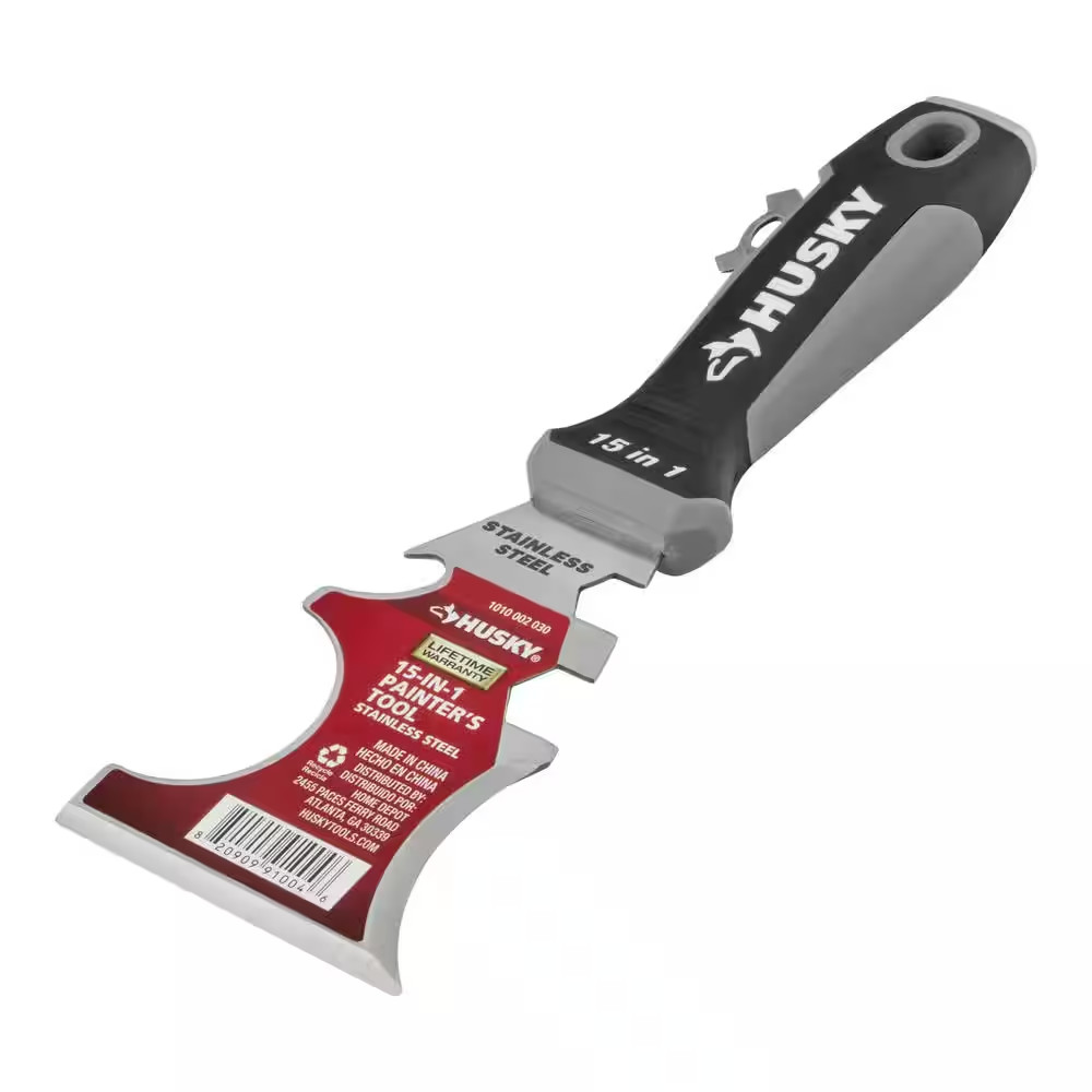 15-in-1 Painter’s Multi-Tool Stainless Steel Blade Scraper Putty Knife Tool new