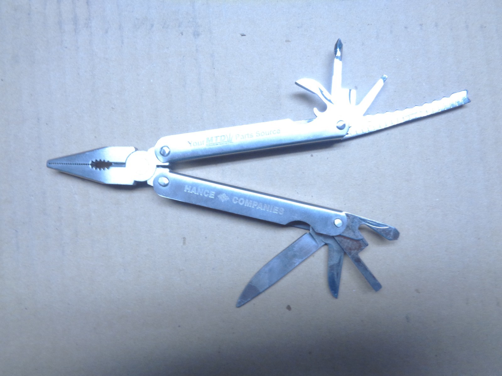 9 in 1 Survival Stainless Steel Multi Tool Pliers Knife Wrench Kit 