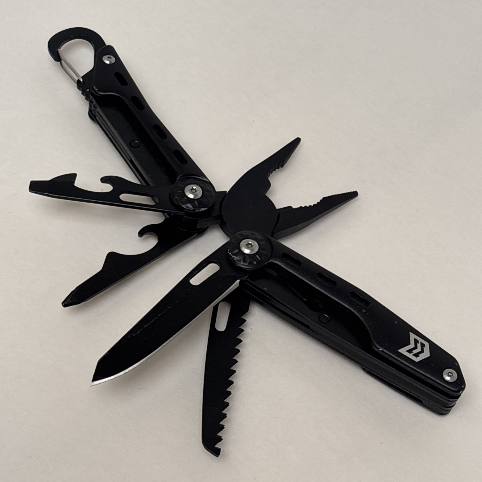 Trail Blazer Multi Tool Black Tactical Hunt Camp Survival Fish Bugout Quality