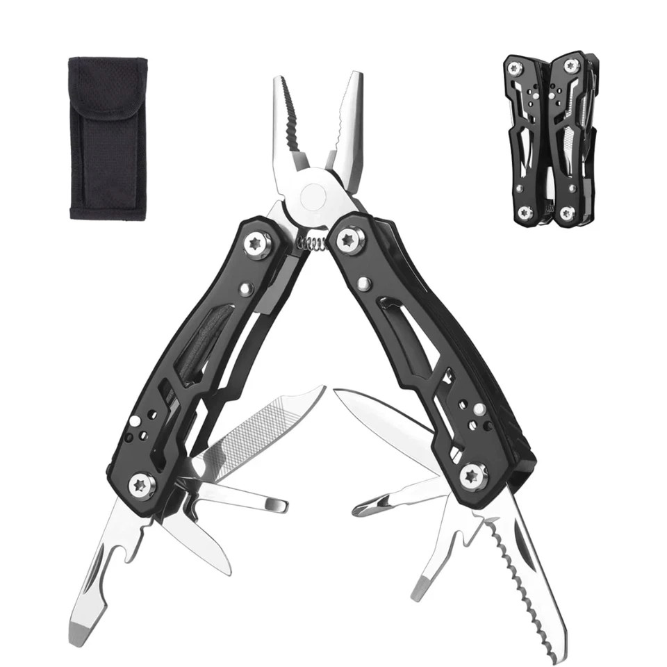 14-in-1 MINI Multitool Pliers Rugged & Practical Portable Pocket Camping Tools