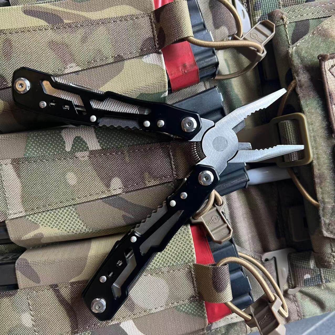 Folding Multi Tool Pliers Portable Pocket EDC Repair Tool for Camping Outdoor