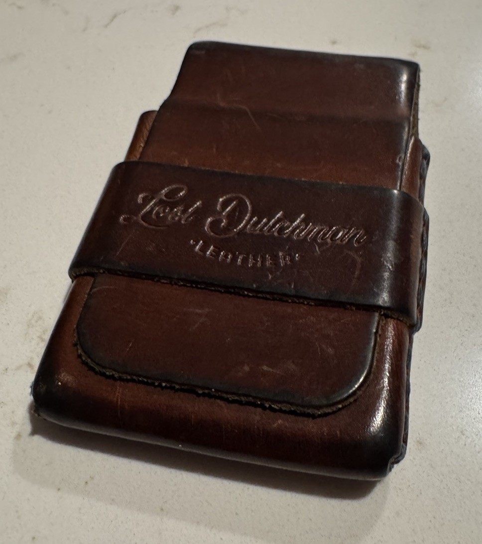 Lost Dutchman Leather Whiskey Shell Cordovan Finnigan Wallet