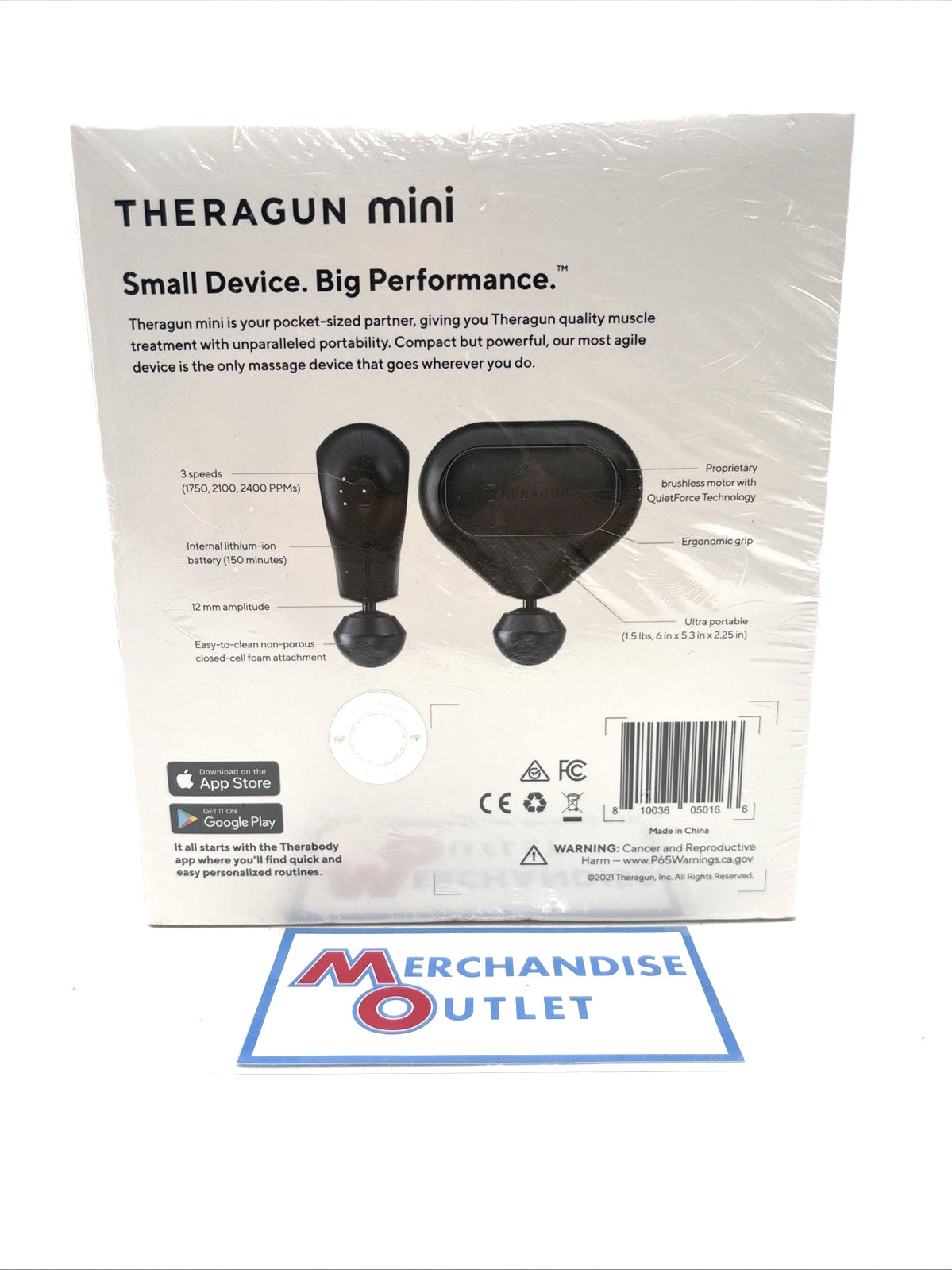 NEW Theragun Mini Percussion Massage Gun | Deep Tissue | Portable | Black Sealed