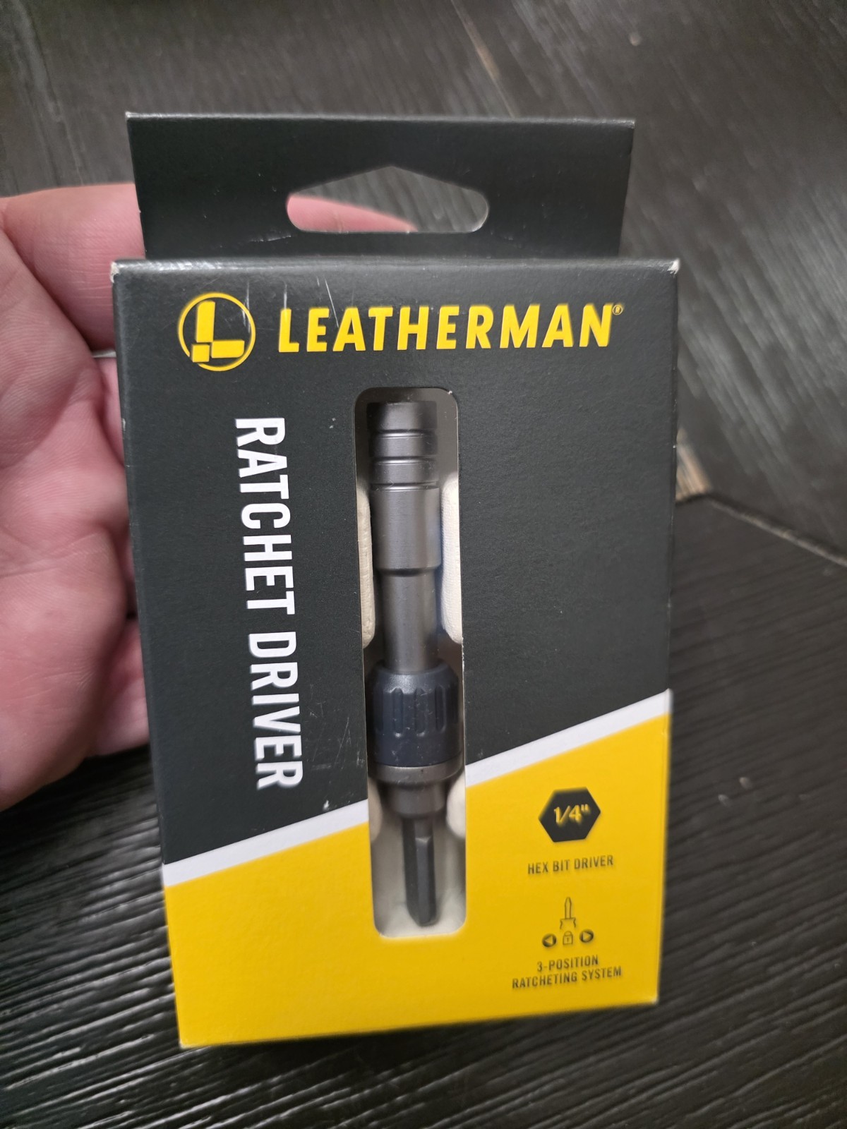 BRAND NEW IN BOX Leatherman Ratchet Driver 1/4 Hex Bit Model 931032 🔥